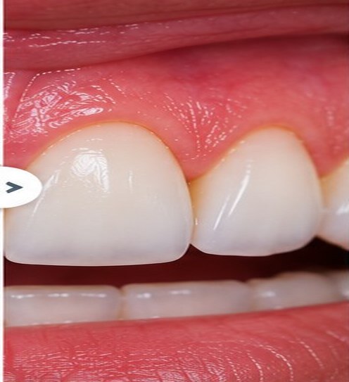 Illustrative after view for Crown Lengthening